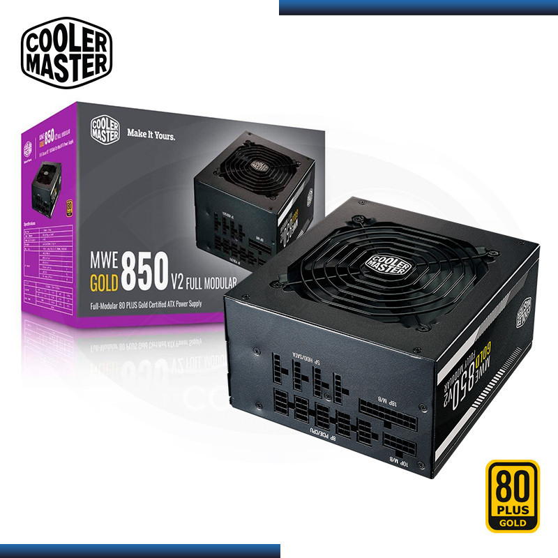 Fuente Pc Certificada Cooler Master Mwe Gold V Plus Gold V