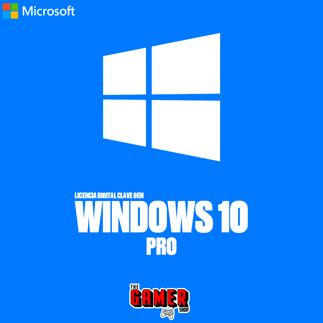 Licencia Windows Pro The Gamer Shop