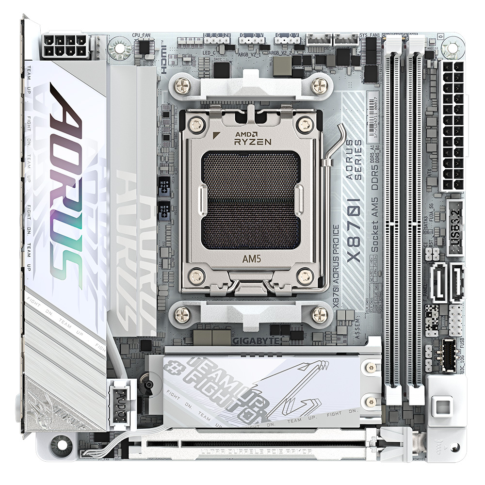 Mother X870i Aorus Pro Ice Itx Gigabyte Am5