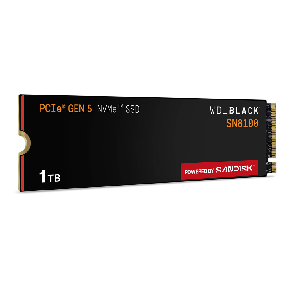 Disco Ssd 1tb Sn8100 Black M.2 Nvme Gen5 Wd