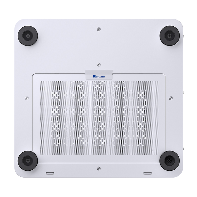 Gabinete Tk-0 White Tg Itx Aluminio Madera Jonsbo