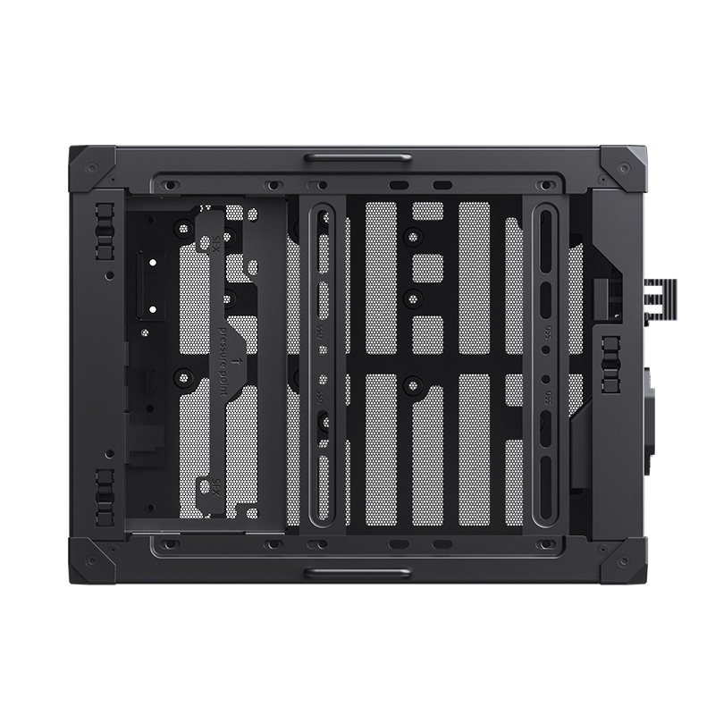 Gabinete C6-itx Tg Mesh Black Jonsbo