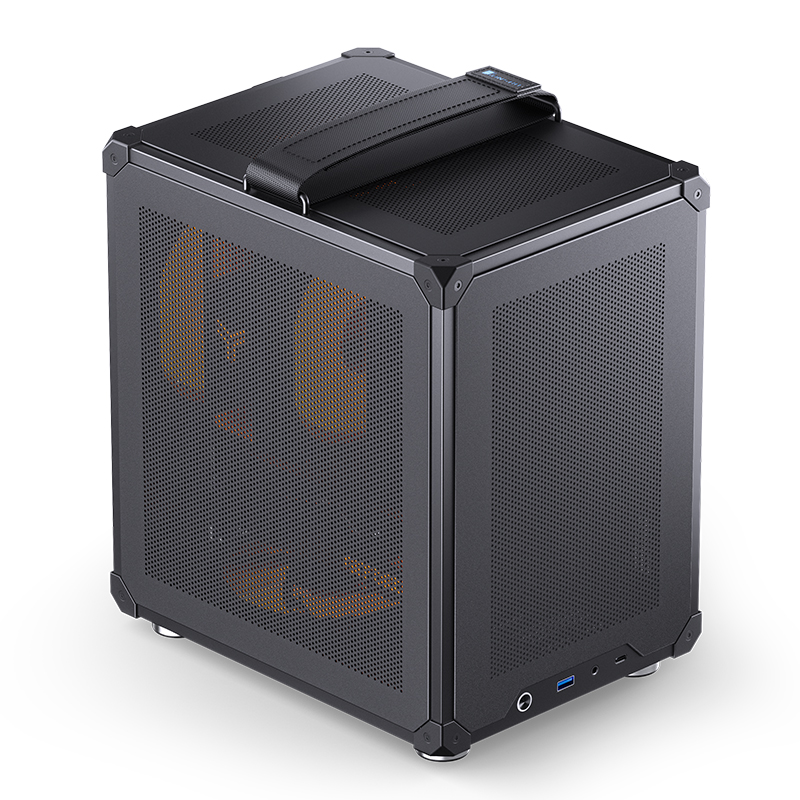 Gabinete C6-itx Tg Mesh Black Jonsbo