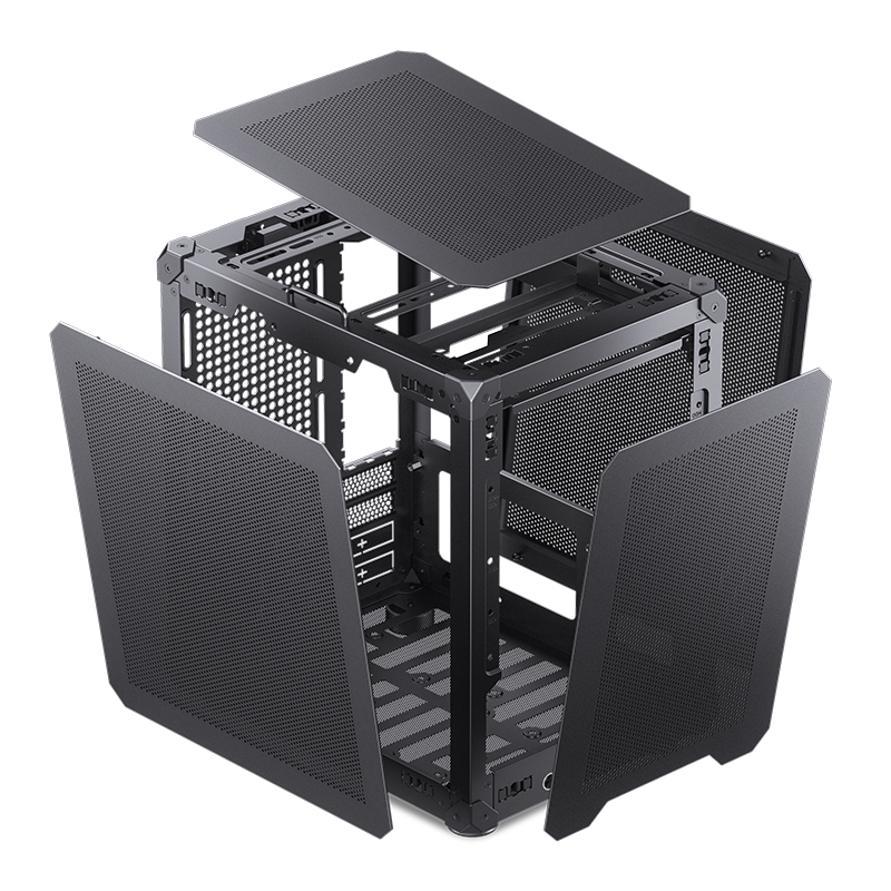 Gabinete C6-itx Tg Mesh Black Jonsbo