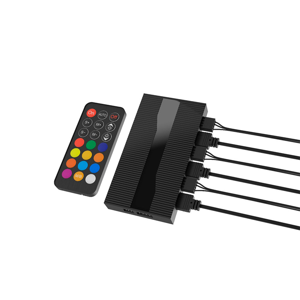 Controladora Hub Fan Argb Pwm 6 Puertos Xigmatek