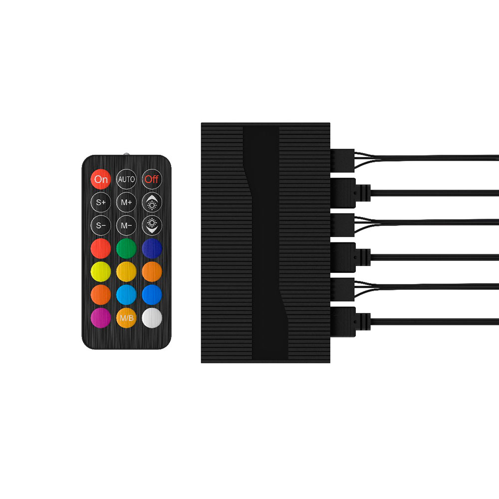 Controladora Hub Fan Argb Pwm 6 Puertos Xigmatek