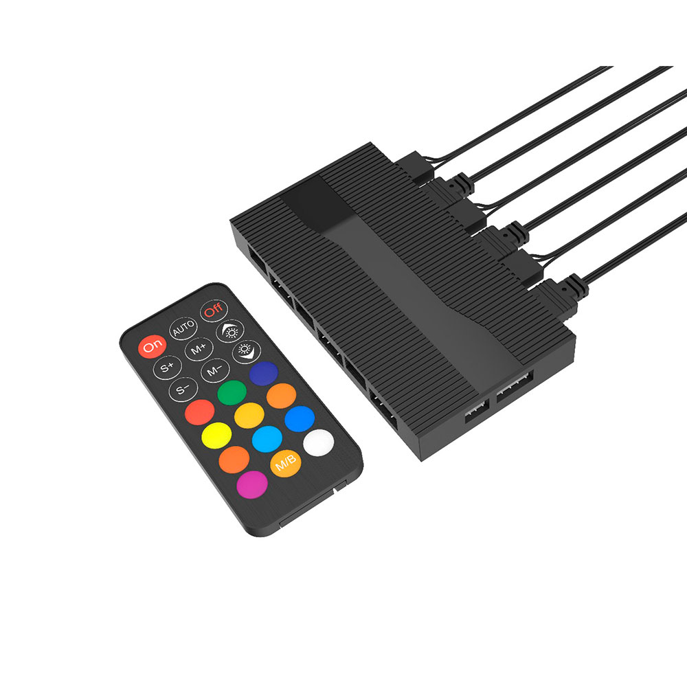 Controladora Hub Fan Argb Pwm 6 Puertos Xigmatek