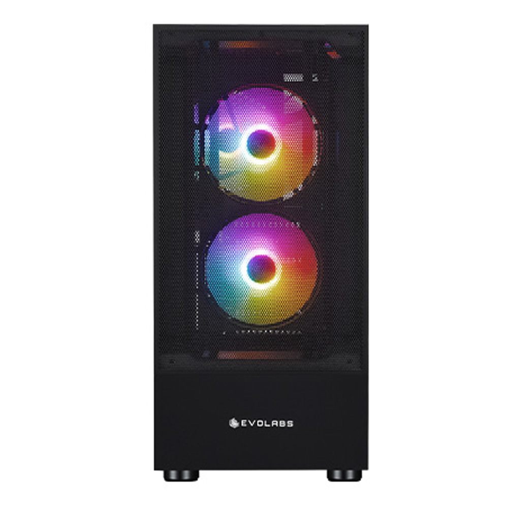 Gabinete Sophystix Fan X3 Frgb Tg Mesh Evolabs