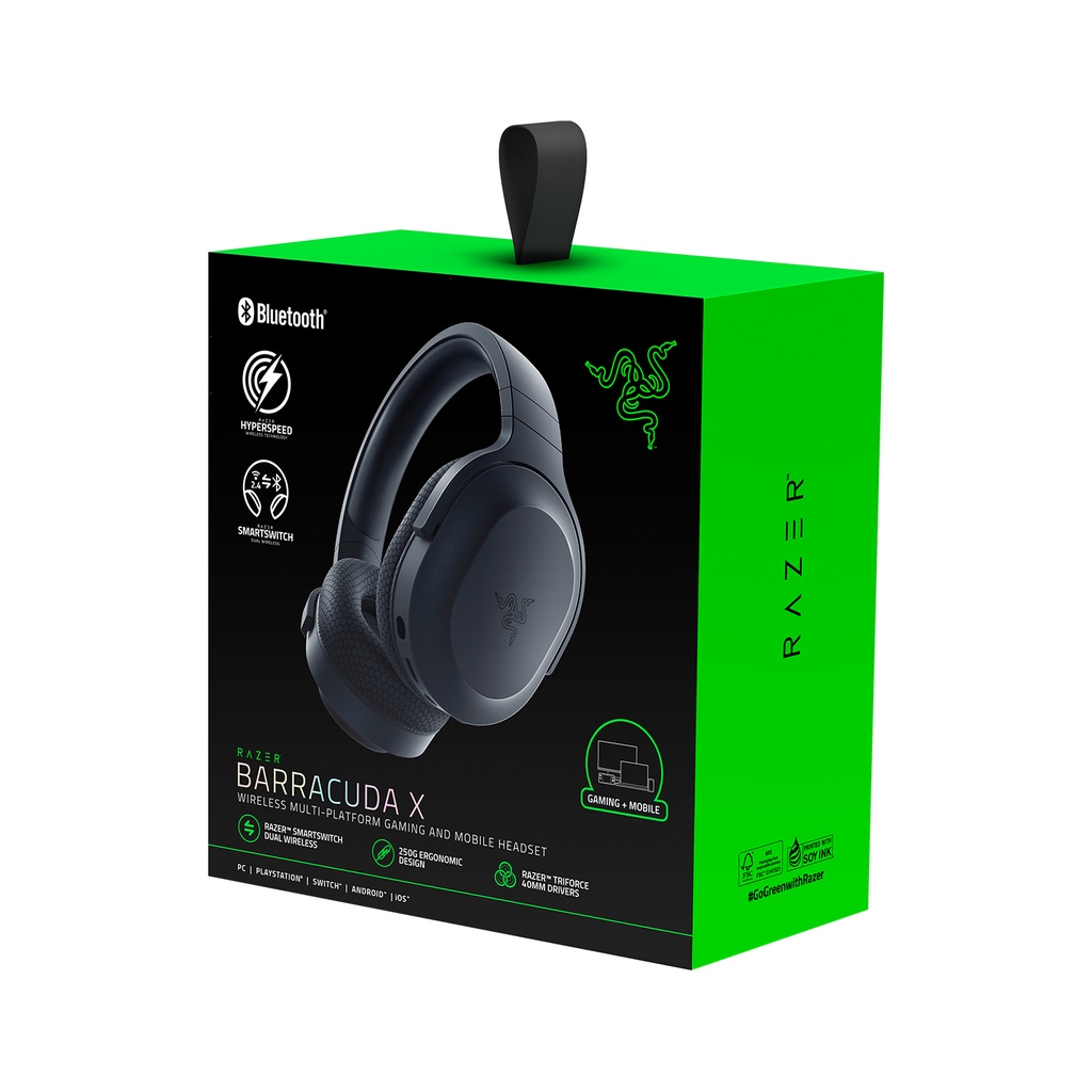 Auricular Barracuda X Wireless Black Razer