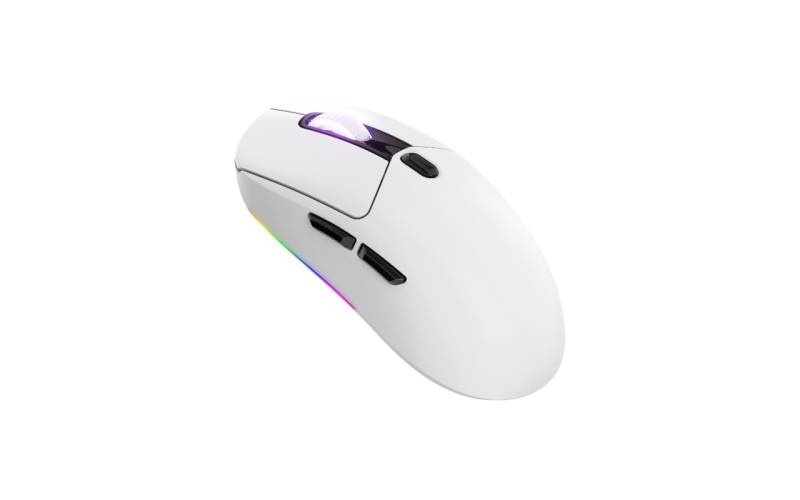 Mouse Raptor Storm Grip Wireless 7 Botones 2400dp Rgb Pixart Sensor White
