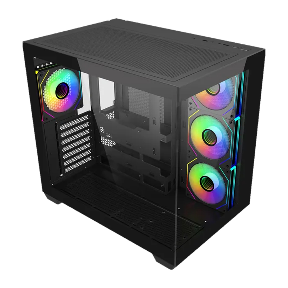Gabinete Elite 681 Black 4 Fans Argb Cooler Master