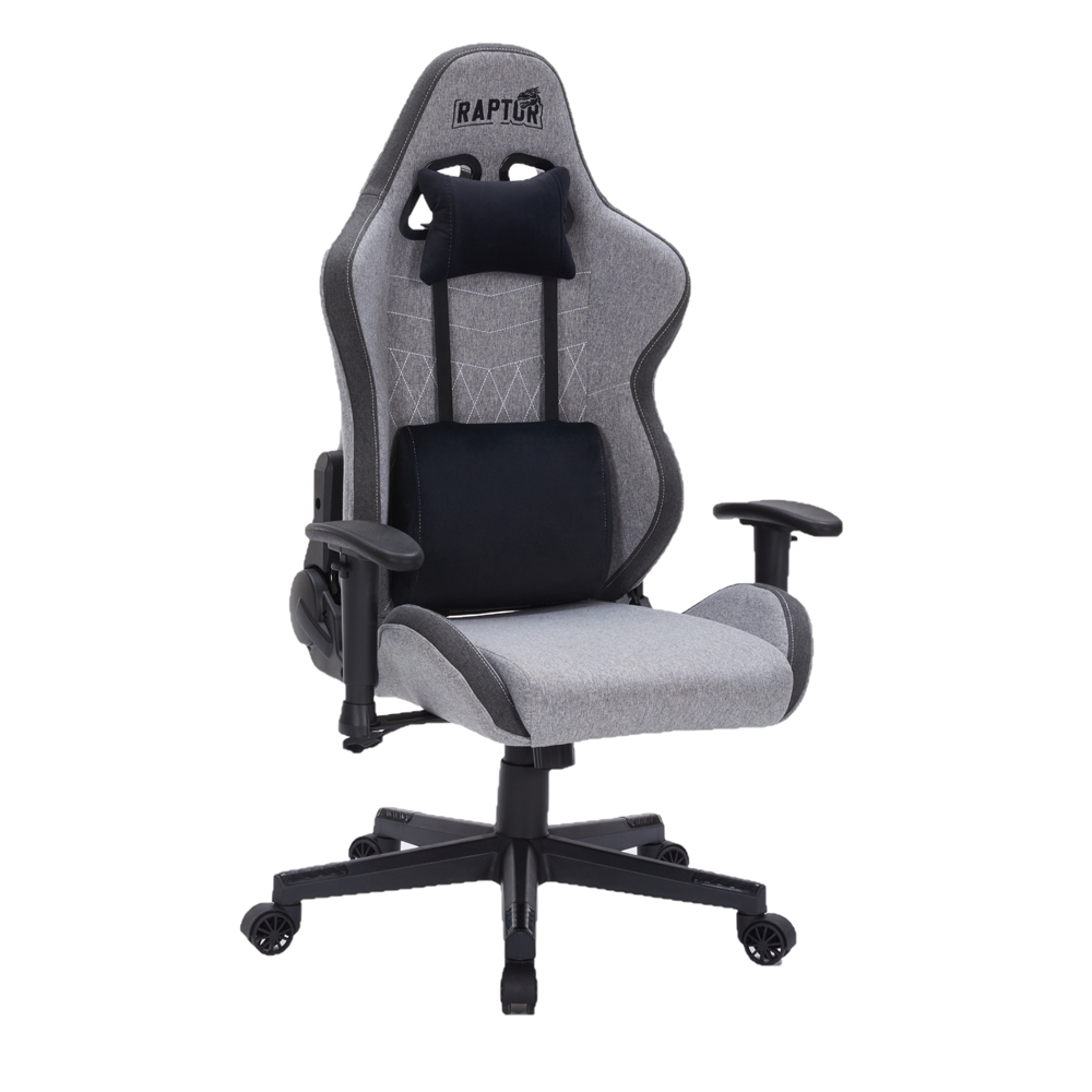 Silla Gamer Throne R1 Tela Gris Raptor