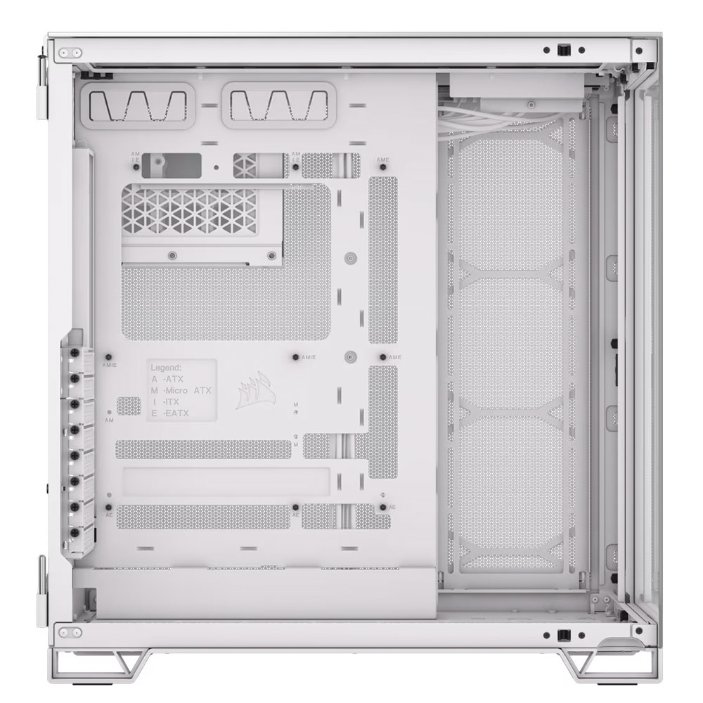 Gabinete 6500x Tg Aluminum White Corsair