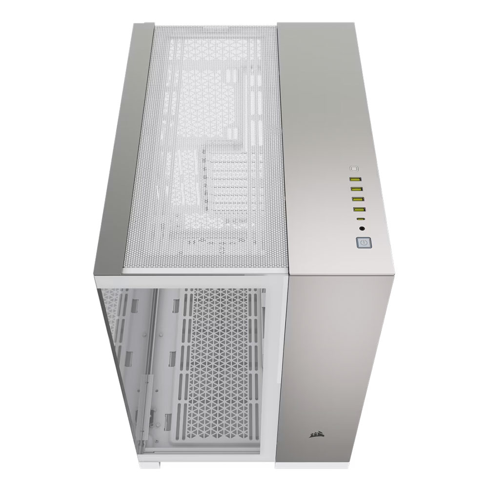 Gabinete 6500x Tg Aluminum White Corsair