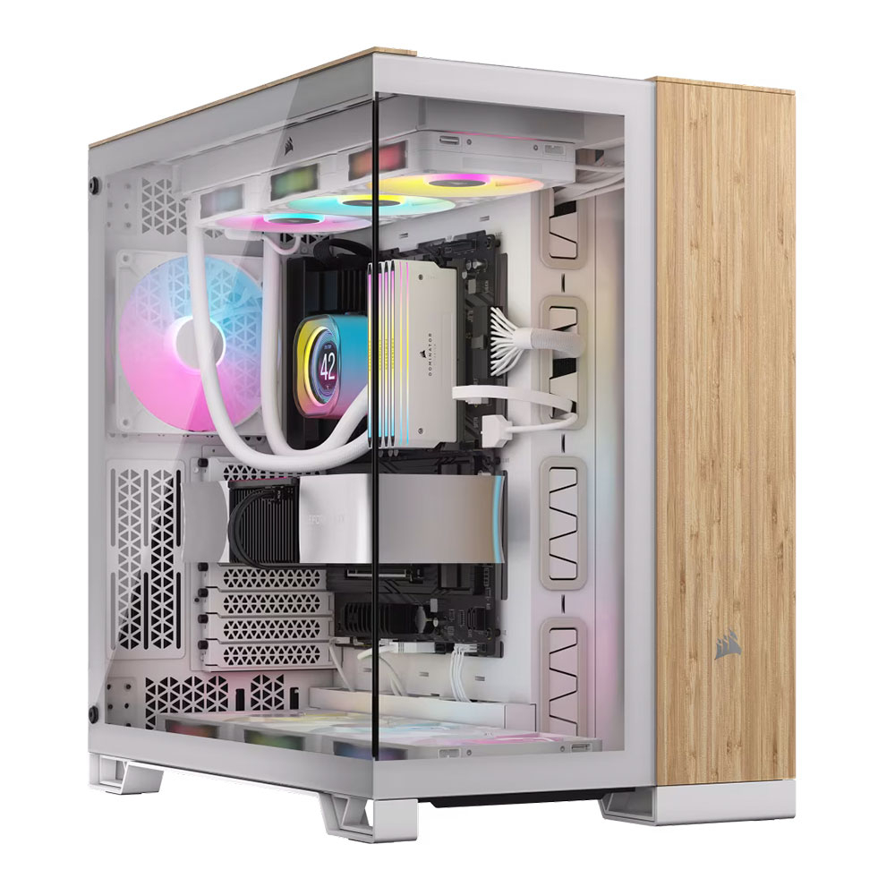 Gabinete 6500x Tg Bambu White Corsair