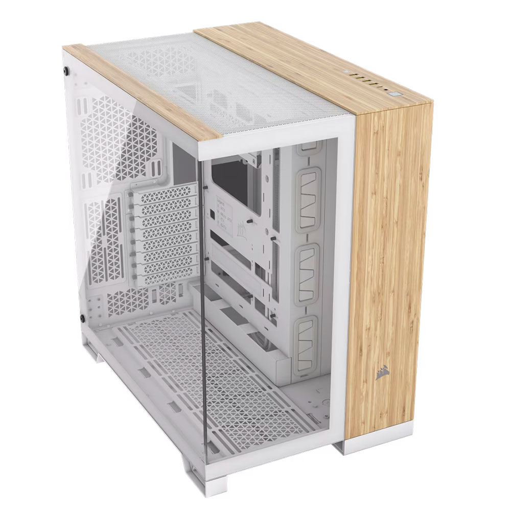Gabinete 6500x Tg Bambu White Corsair