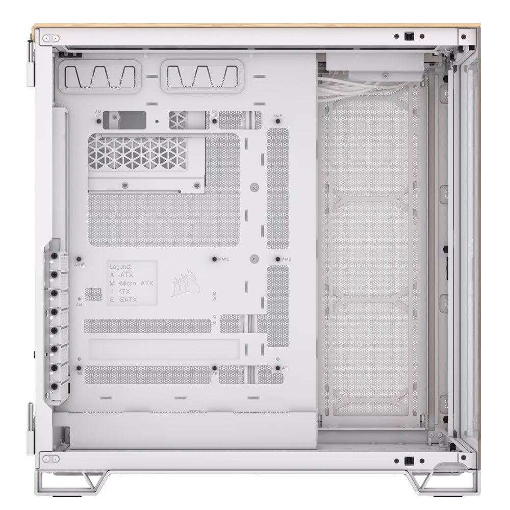 Gabinete 6500x Tg Bambu White Corsair