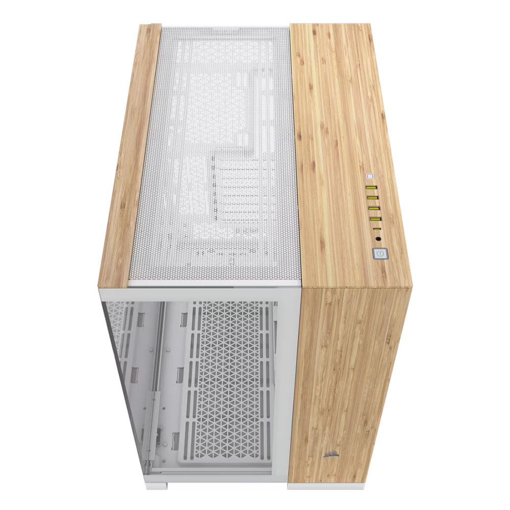 Gabinete 6500x Tg Bambu White Corsair