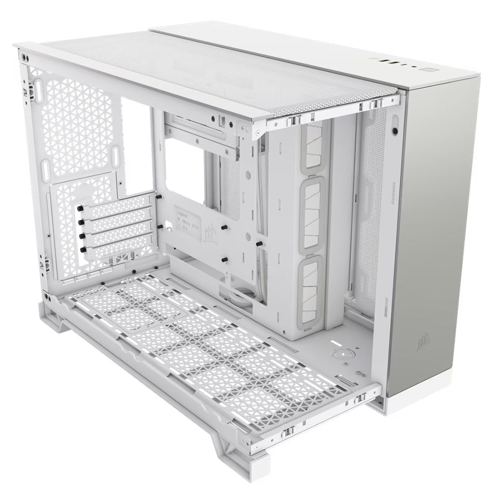 Gabinete 2500x Tg Aluminum White Corsair