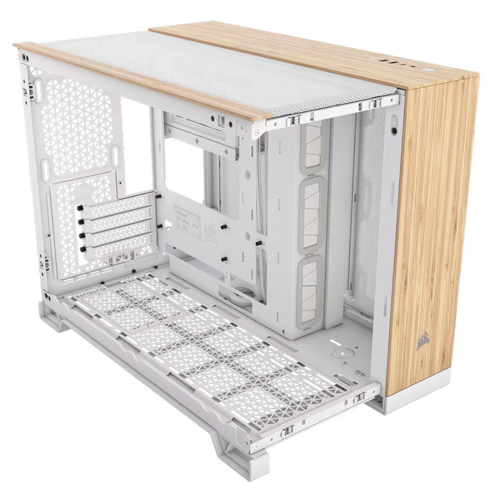 Gabinete 2500x Tg Bambu White Corsair