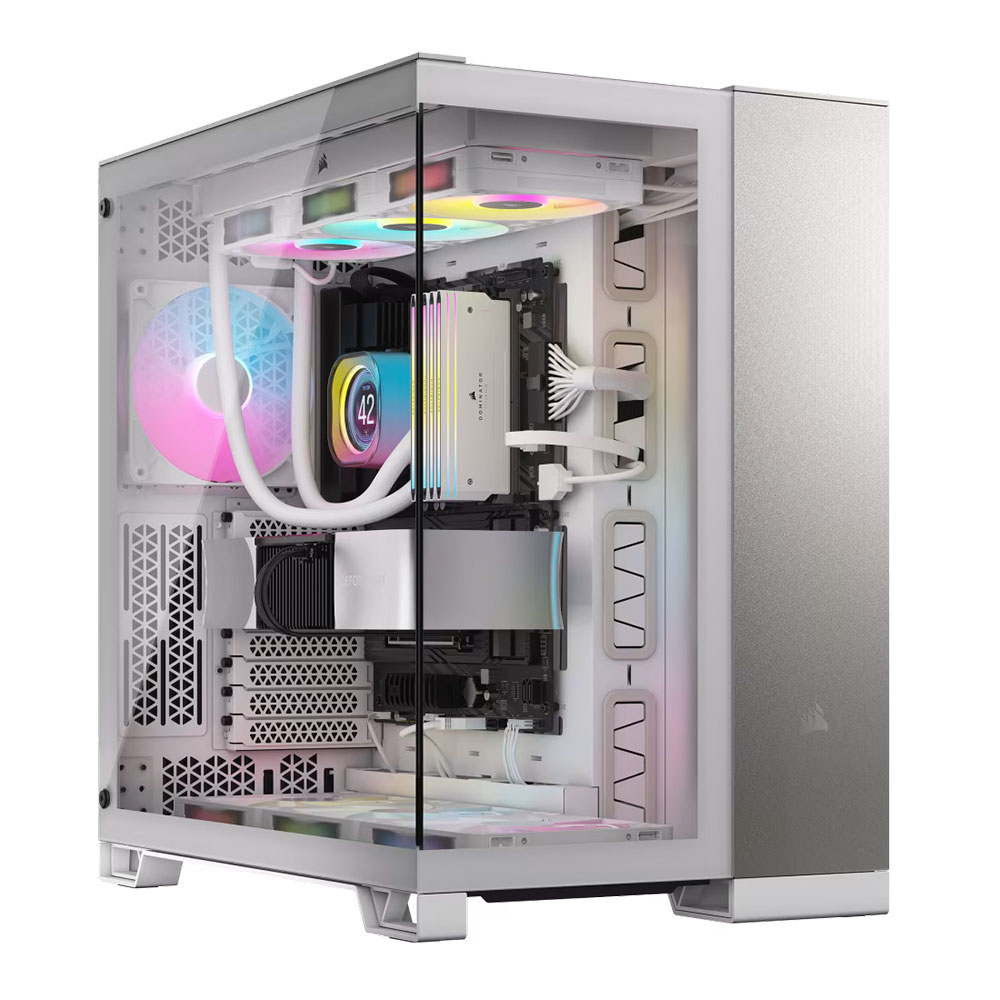 Gabinete 6500x Tg Aluminum White Corsair