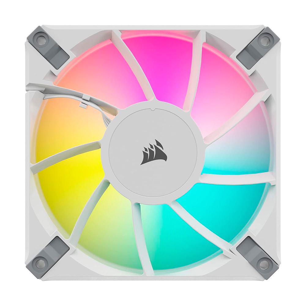 Cooler Fan Icue Af120 Rgb Elite White Corsair