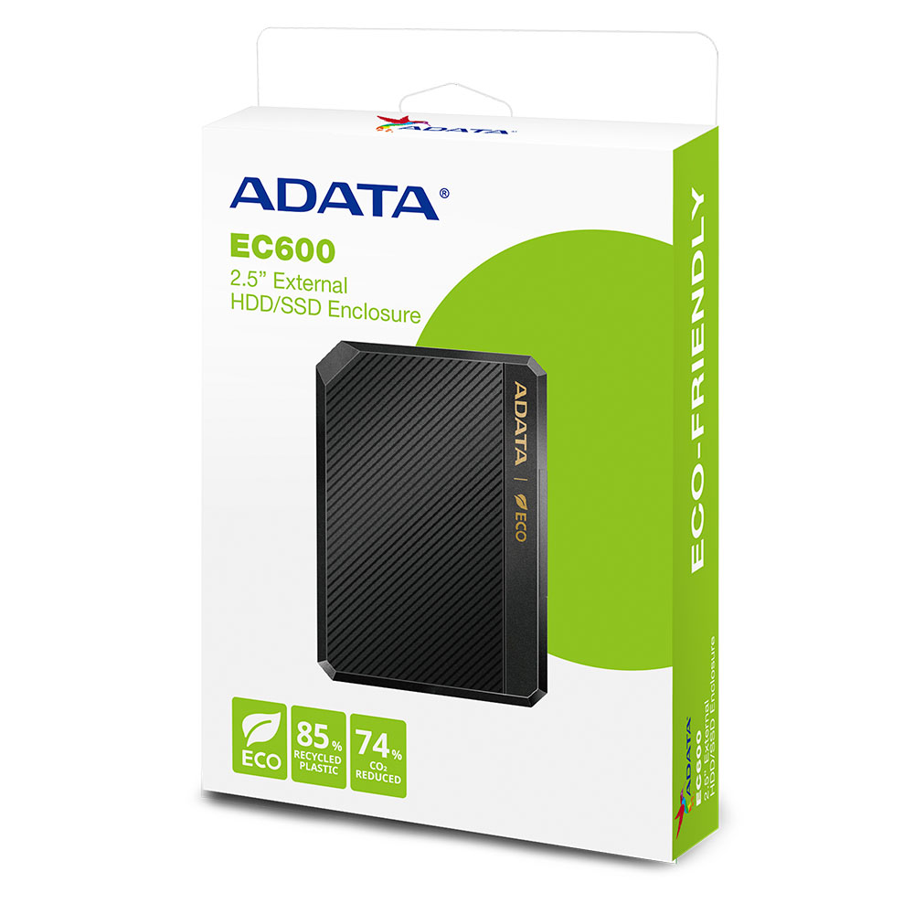 Carry Disk Ssd Ec600 Usb Black Adata
