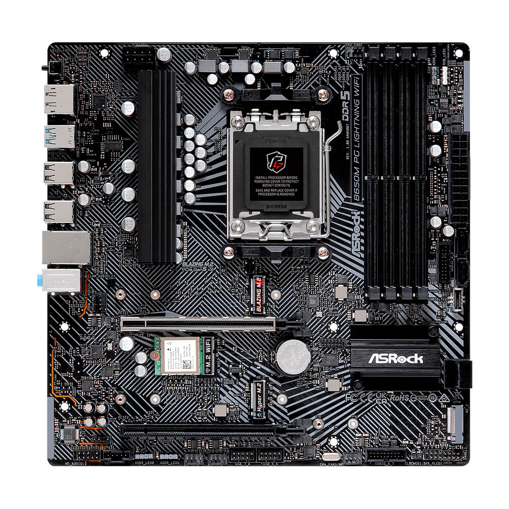 Mother B650m Pg Lightning Wifi Asrock Am5
