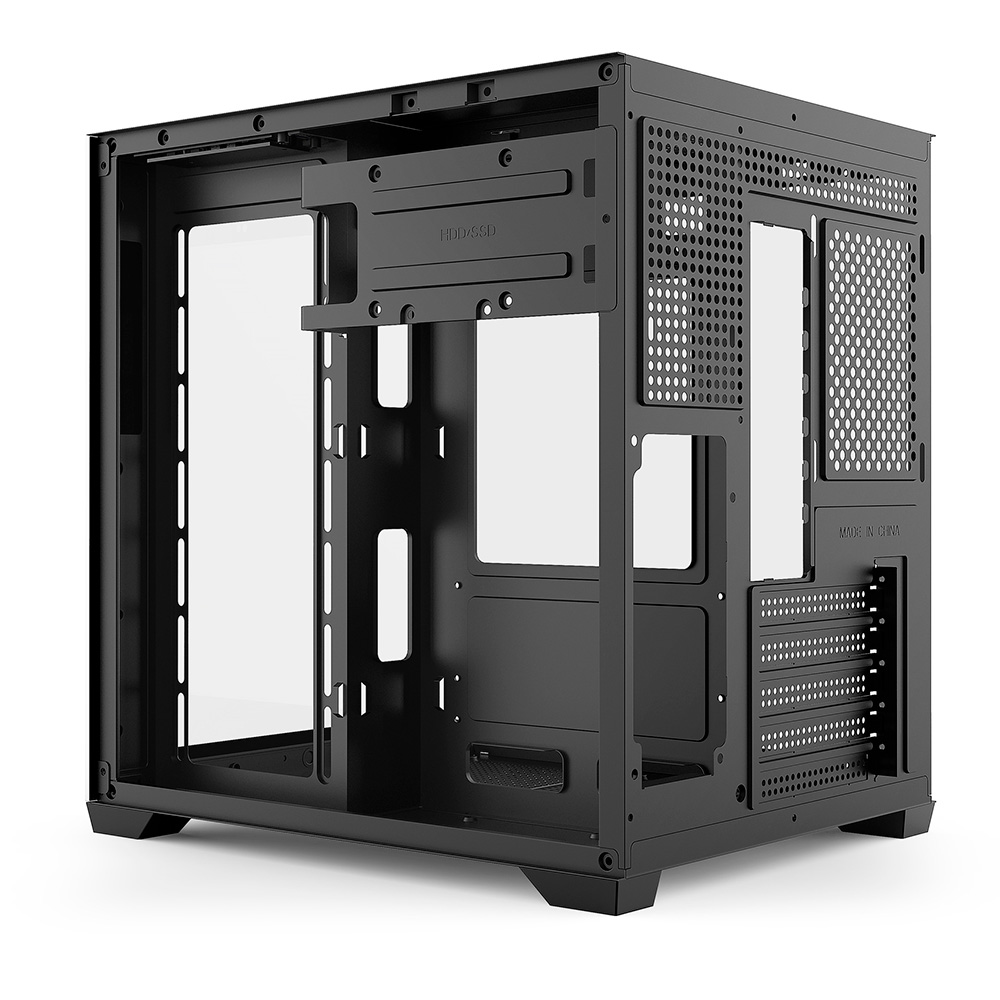 Gabinete A5 Gs-7900 Tg Fans X5 Frgb Black Sentey