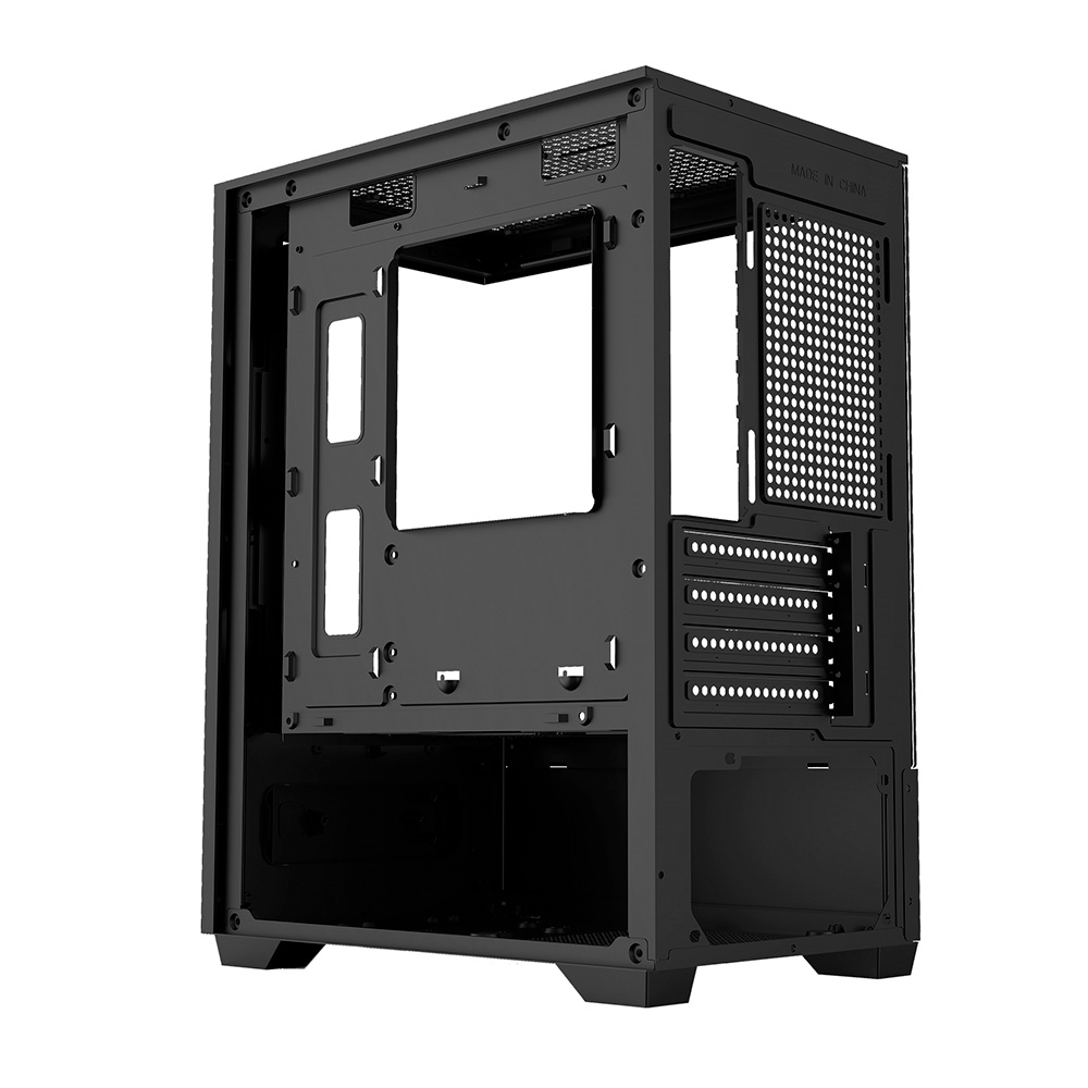 Gabinete H11 6110-sf Black Tg Fans X5 Frgb Sentey