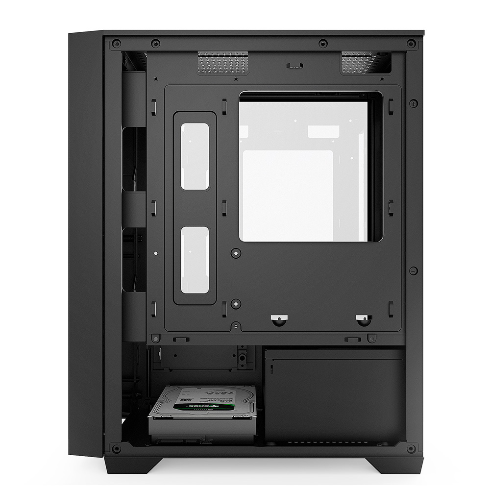 Gabinete H12 6120-sf Black Tg Fan X4 Frgb Sentey