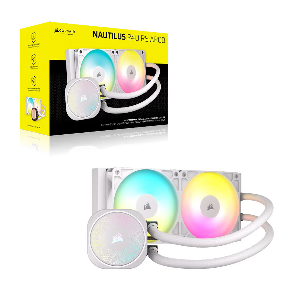 Water Cooling Nautilus 240 Rs Argb White Corsair