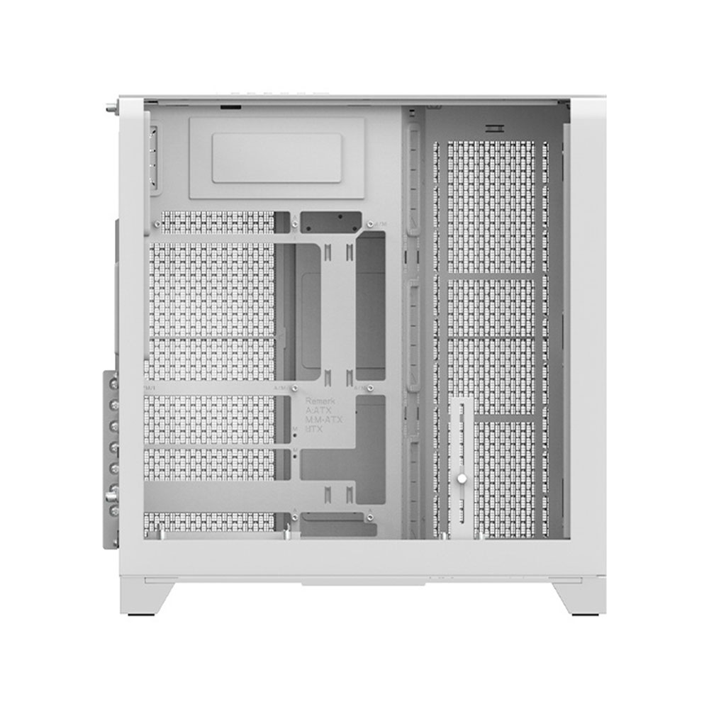 Gabinete View 390 Air Tg Fan X2 Snow Thermaltake