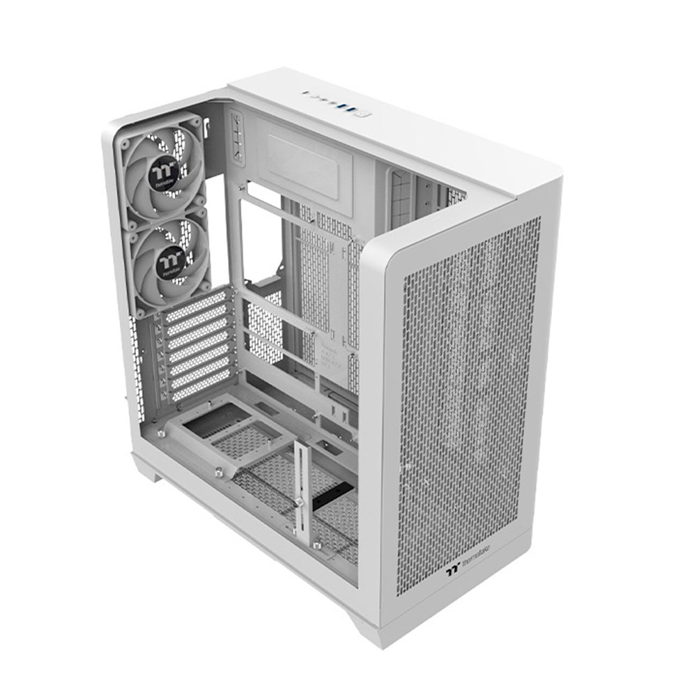 Gabinete View 390 Air Tg Fan X2 Snow Thermaltake