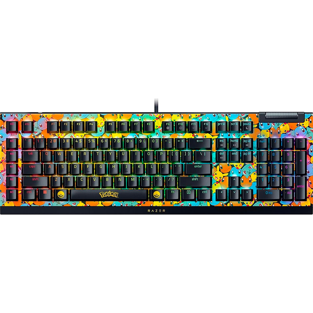 Teclado Blackwidow V4 X Pokemon Edition Us Green Razer