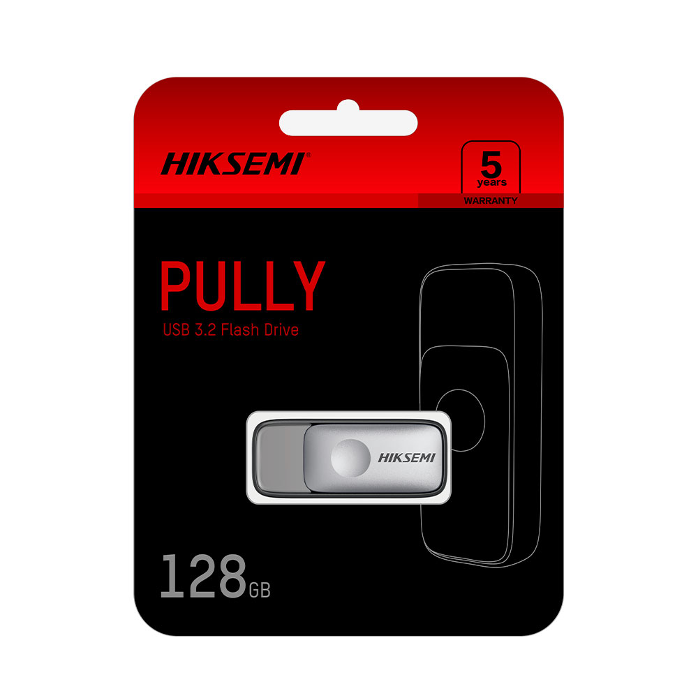 Pendrive 64gb M210s U3 Pully Black Hiksemi