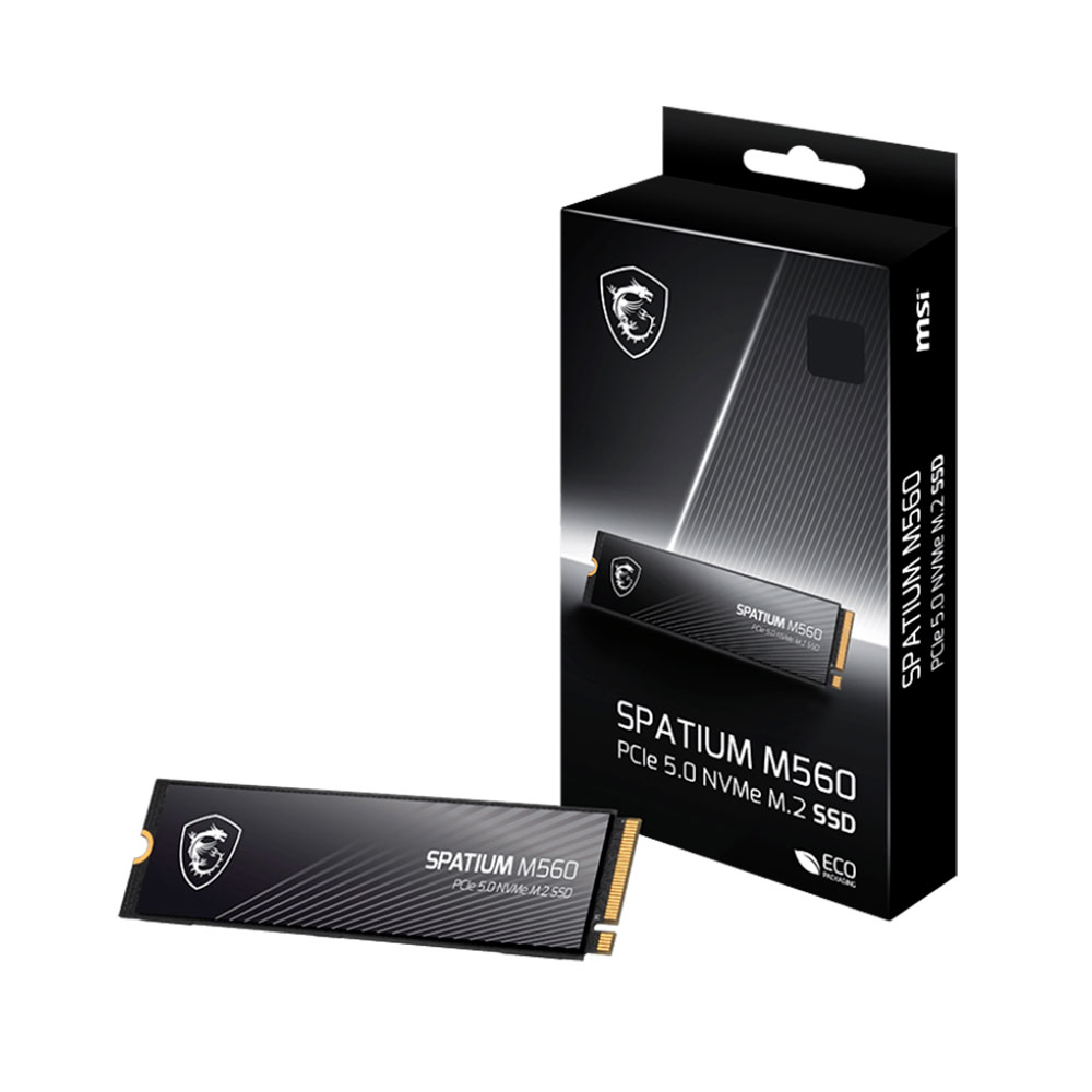 Disco Ssd 1tb Spatium M560 Pcie 5.0 Nvme M.2 Gen5 Msi