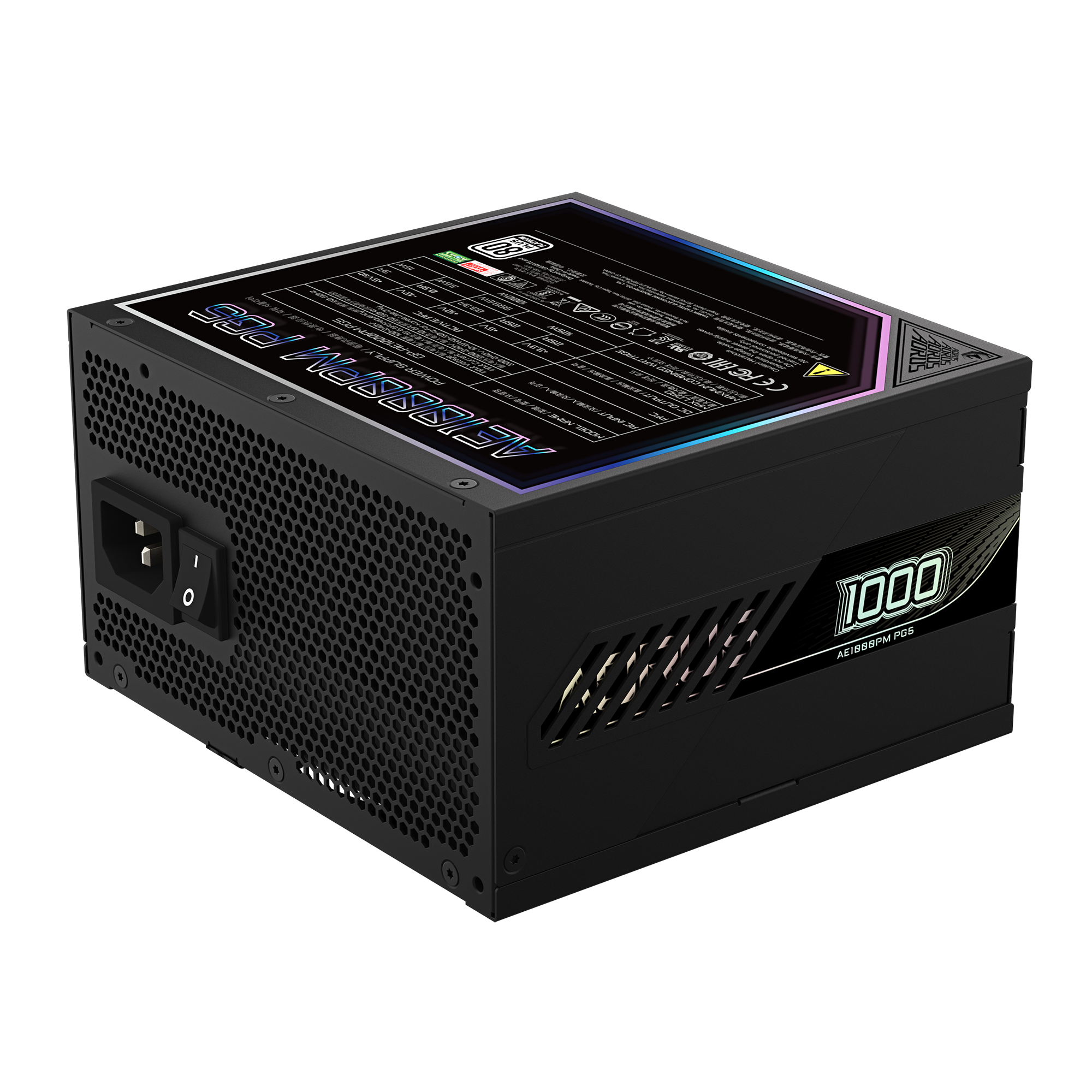 Fuente 1000w 80+ Platinum Aorus Elite Pcie 5.0 Gigabyte