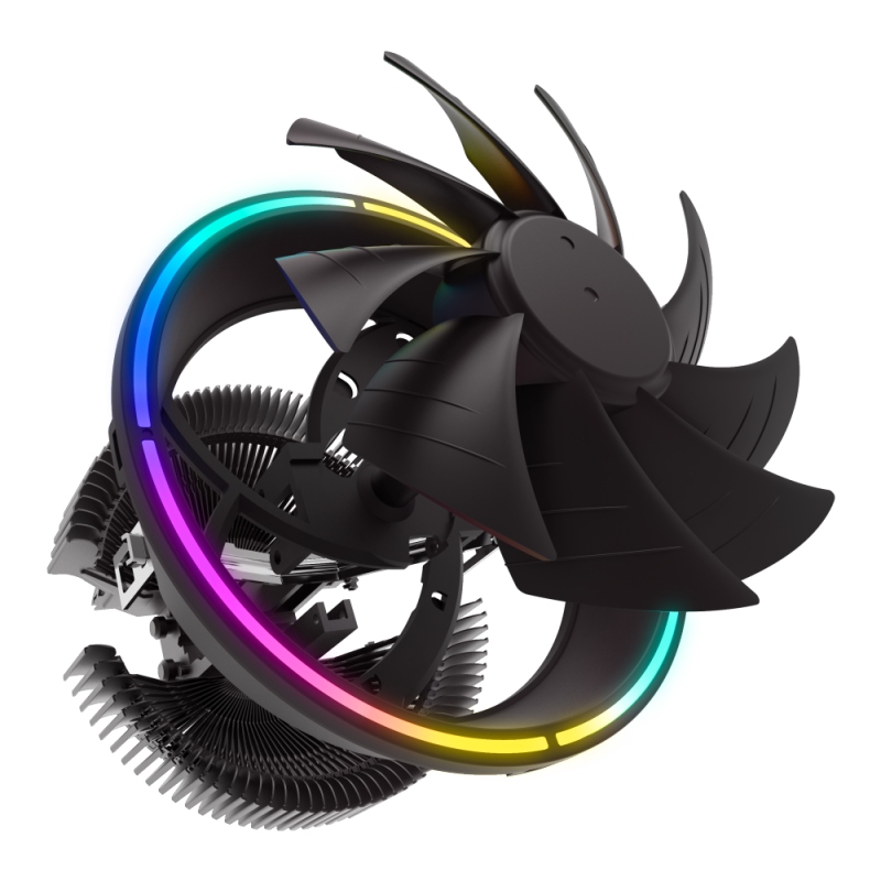 Cpu Cooler Gamma 200 Rgb Black Gamemax