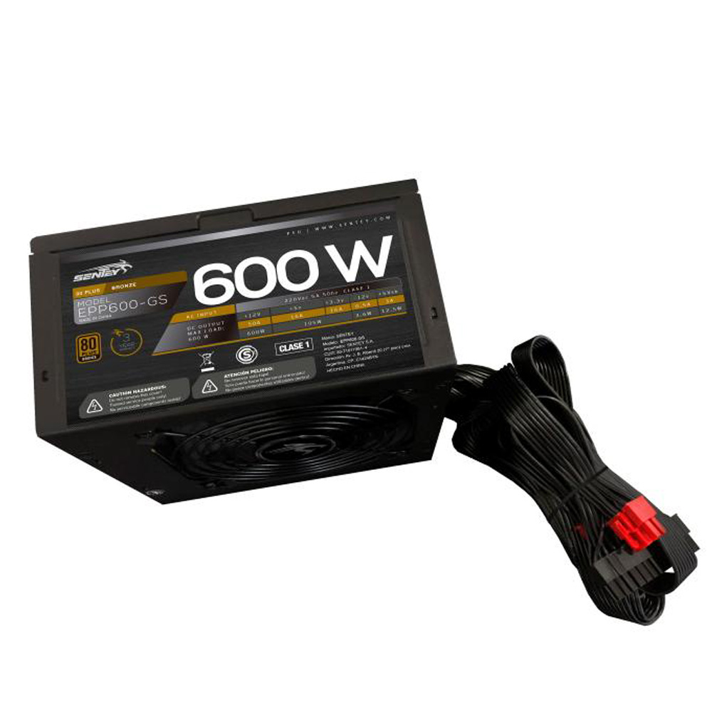 Fuente 600w 80+ Bronze Epp600-gs Sentey