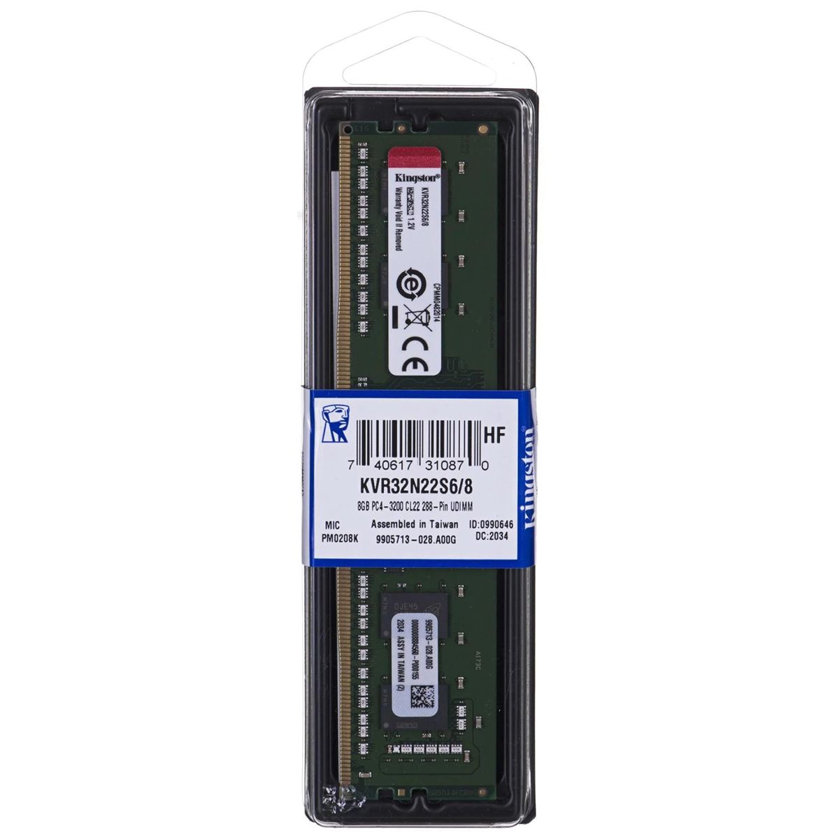 Memoria 8gb 3200mhz Ddr4 Kvr Kingston