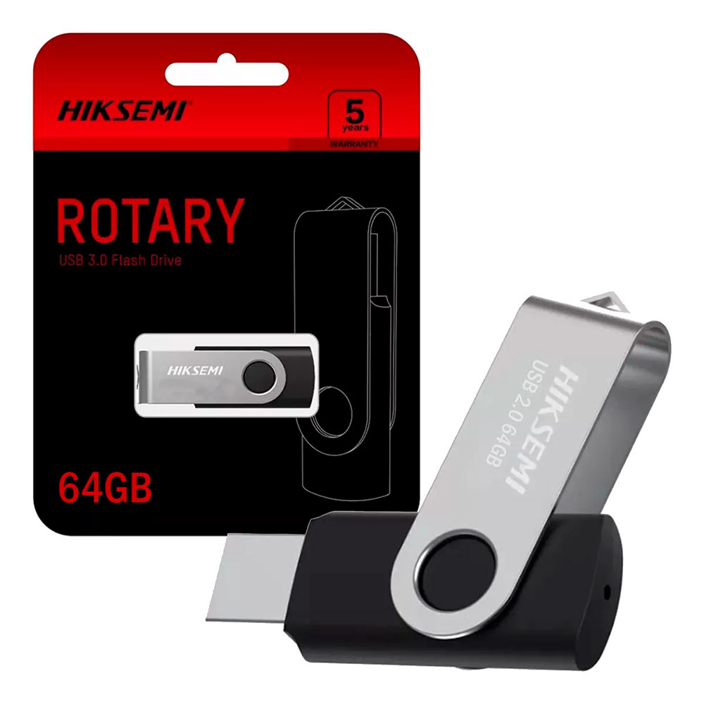 Pen Drive 64gb M200s Rotary U3 3.0 Usb Hiksemi