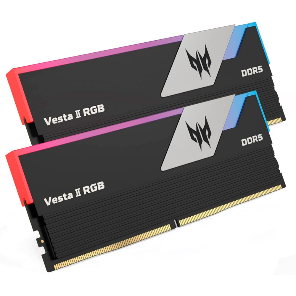 Memoria 64gb 2x32 6400mhz Ddr5 Vesta Ii Rgb Black Expo Predator