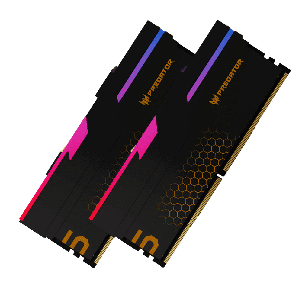 Memoria 32gb 2x16 6800mhz Ddr5 Hermes Rgb Black Expo Predator