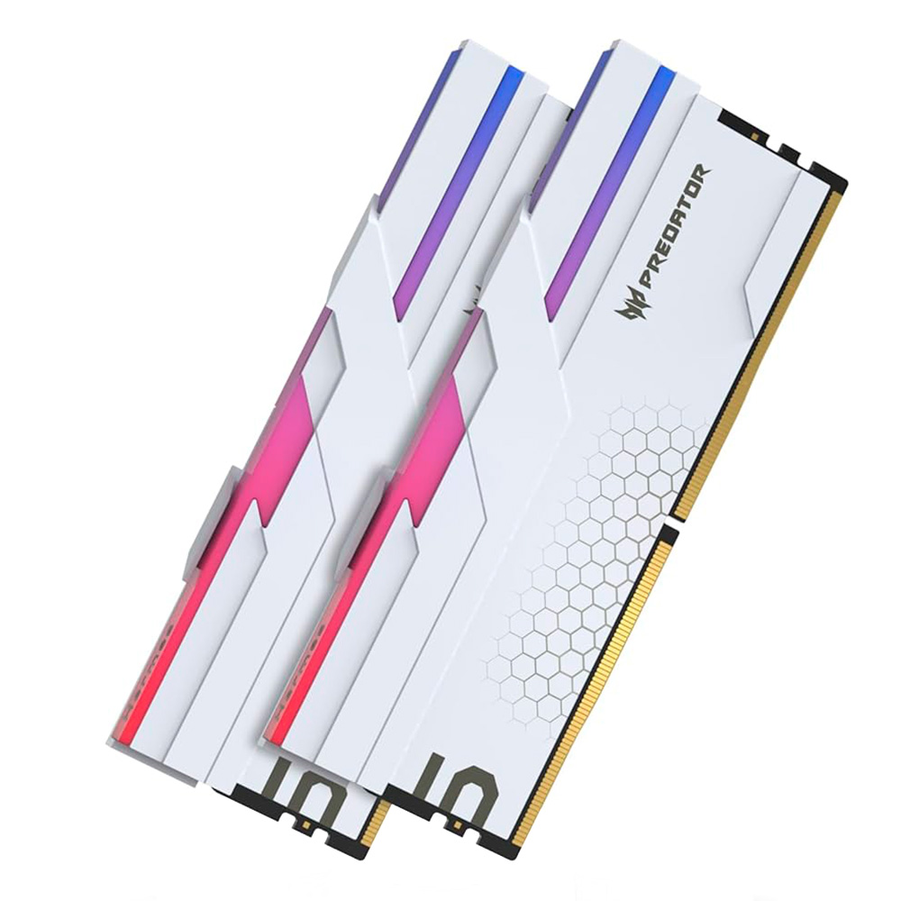 Memoria 32gb 2x16 6800mhz Ddr5 Hermes Rgb White Expo Predator