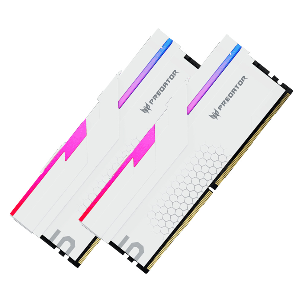 Memoria 32gb 2x16 6800mhz Ddr5 Hermes Rgb White Expo Predator