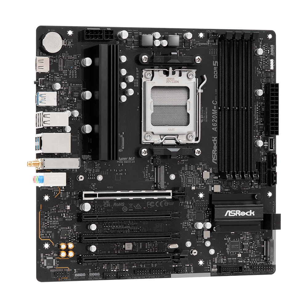 Mother A620m-c R2.0 Wifi Bulk Asrock Am5