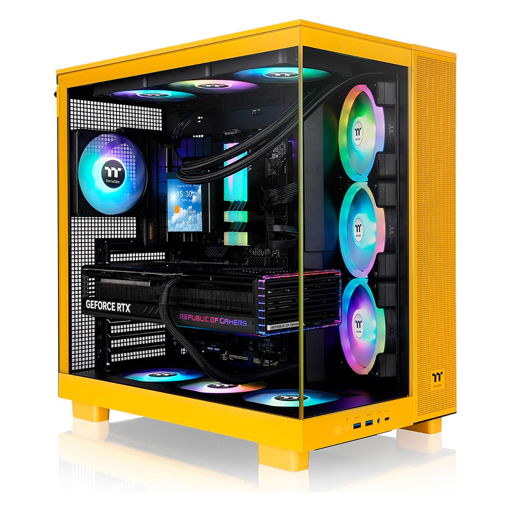 Gabinete View 380 Xl Tg Argb Bumblebee Thermaltake