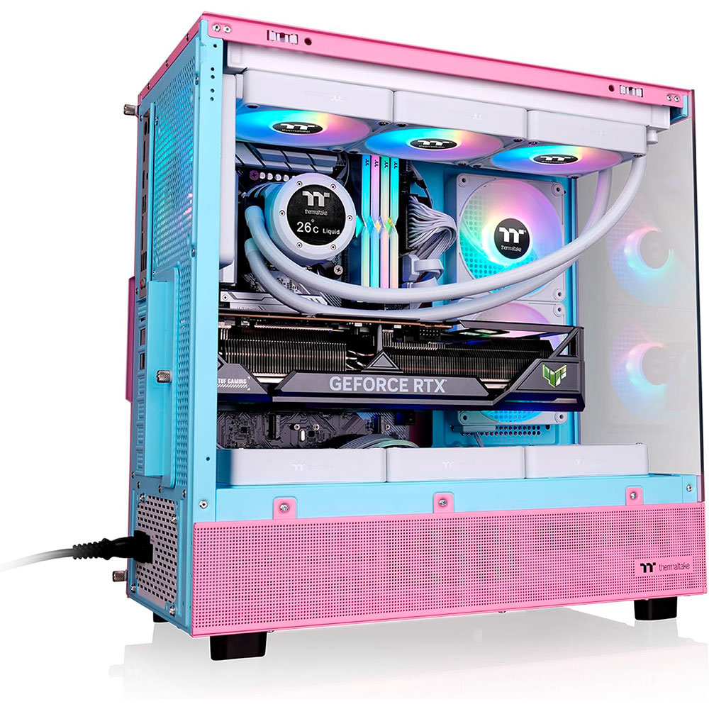 Gabinete View 270 Plus Tg Argb Bubble Pink Thermaltake