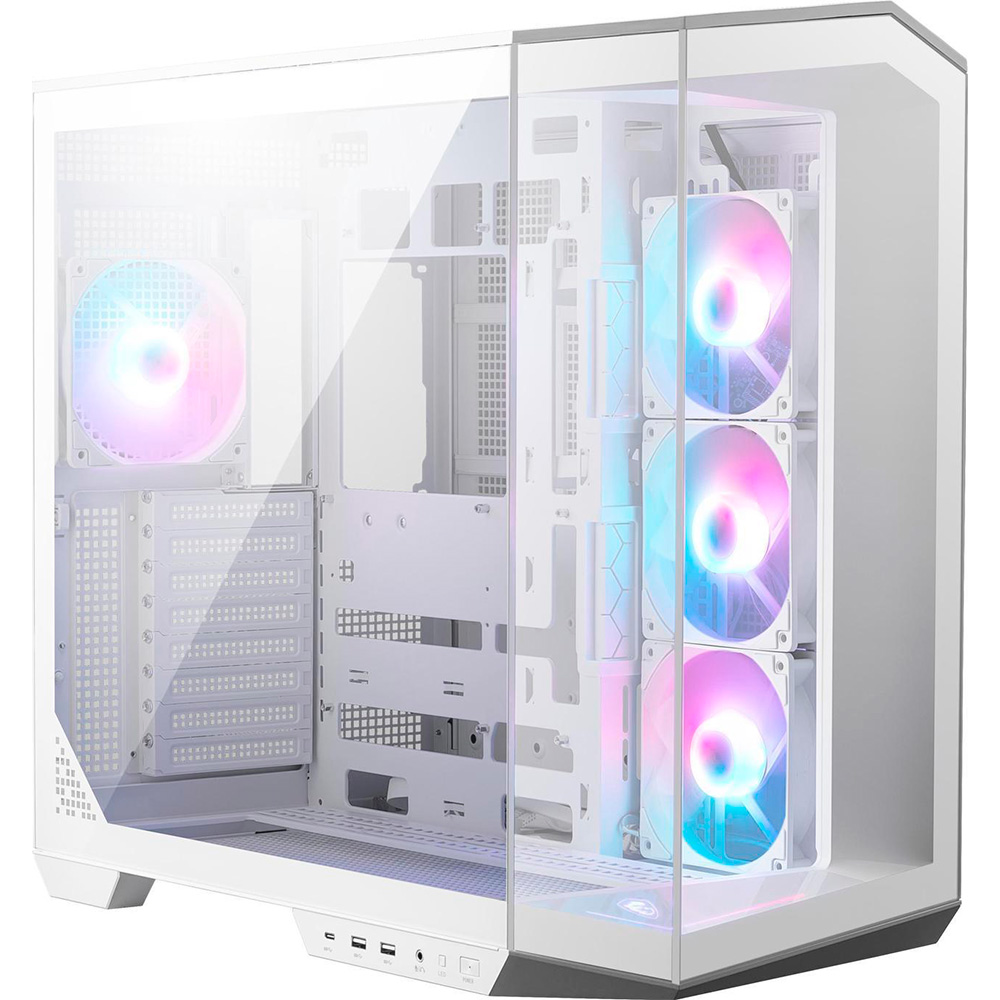 Gabinete Mag Pano M100r Pz White Tg Fan X4 Argb Msi